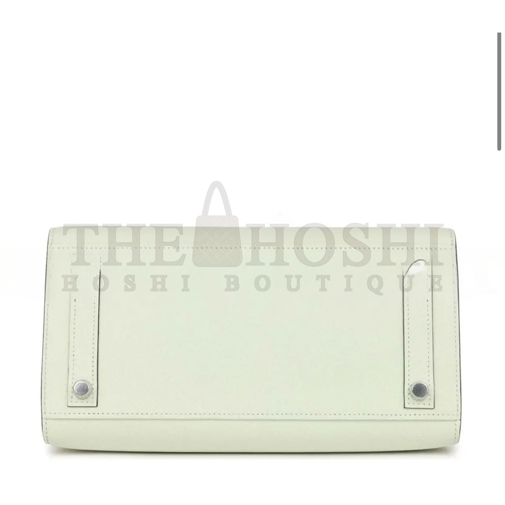 H**me5 BIRKIN 25 SWIFT LEATHER BUBBLE GREEN SILVER BUCKLE BAG H049362CK01 (25*20*13cm) Master Quality